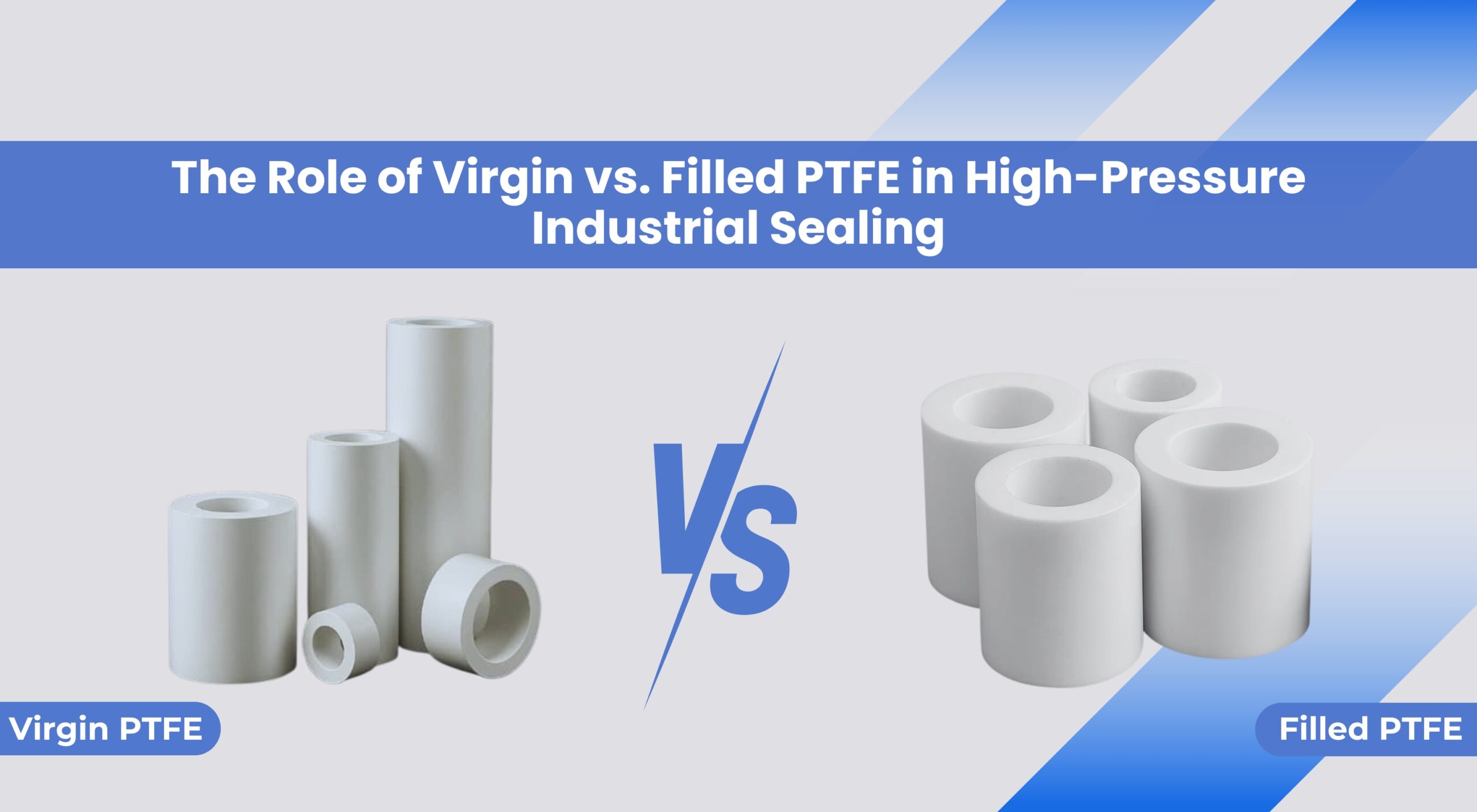 The Role of Virgin vs. Filled PTFE in High-Pressure Industrial Sealing